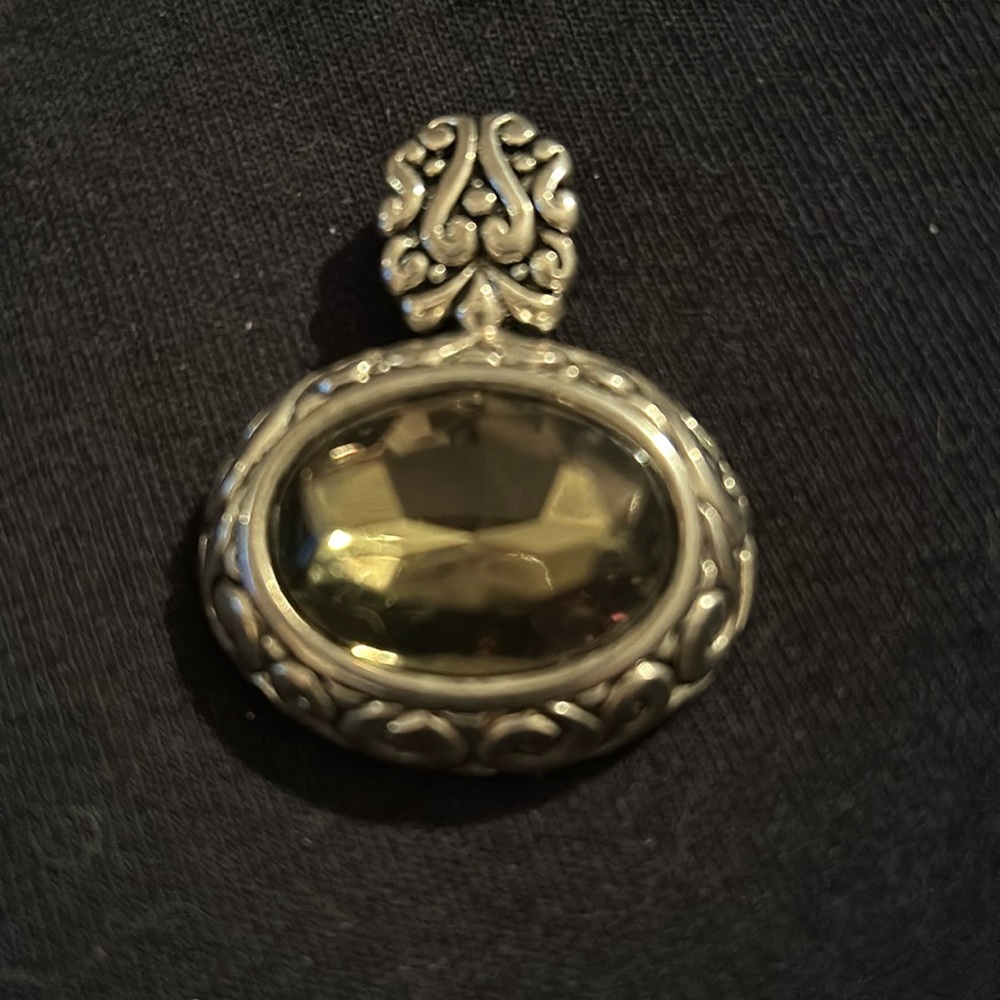 Oval shaped pendant